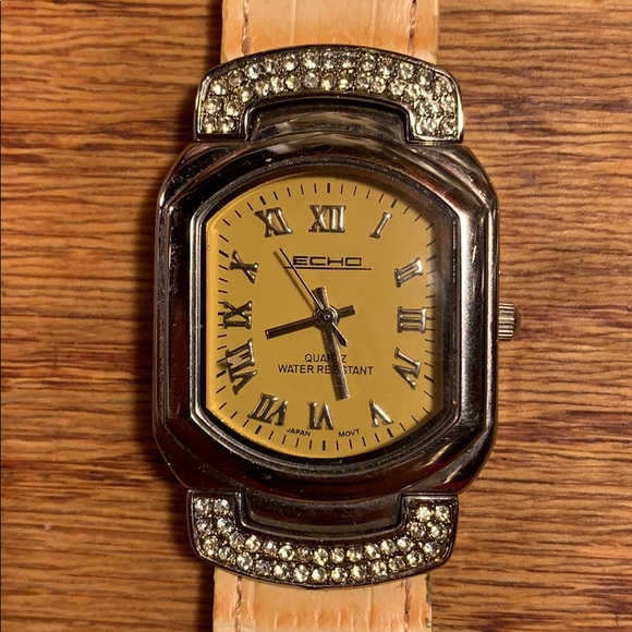 ECHO NWOT water resistant stainless leather strap main image 9